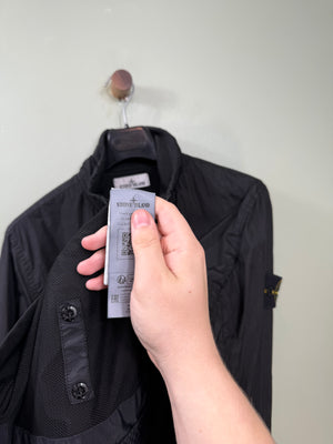 Stone Island Black Crinkle Reps Jacket