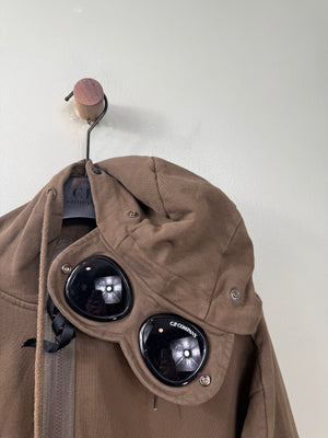 C.P. Company Khaki Goggle Hoodie