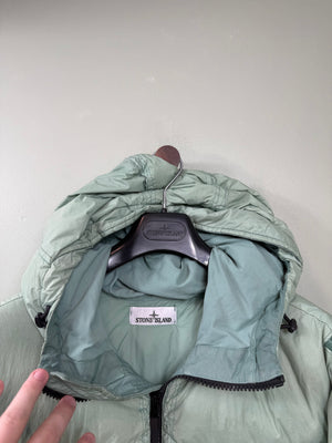 Stone Island Green Crinkle Reps Jacket