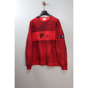 C.P. Company x Fila Red Jumper