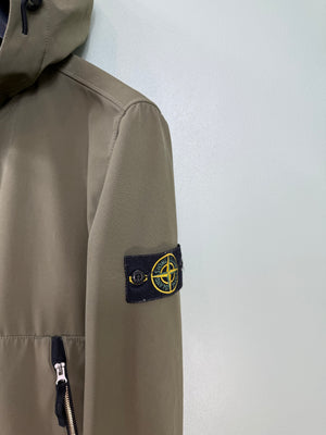Stone Island Khaki Soft Shell Jacket