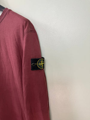 Stone Island Burgundy Jumper