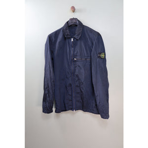 Stone Island Navy Nylon Metal Overshirt