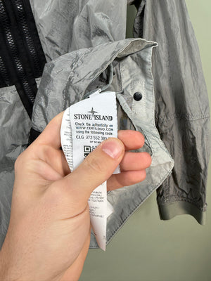 Stone Island Silver Nylon Metal Watro Jacket
