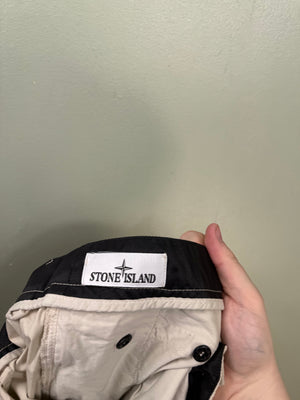 Stone Island Beige RE Cargo Shorts