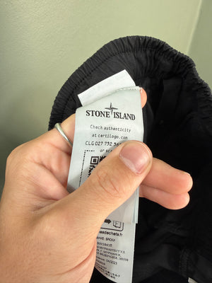 Stone Island Black RE-T Cargo Bottoms
