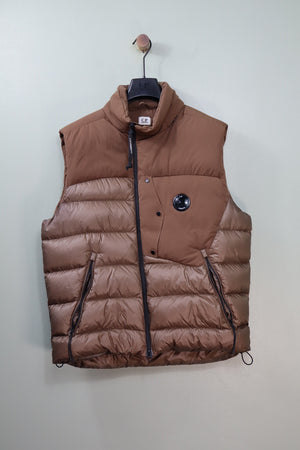 C.P. Company Brown Pro-Tek Down Gilet