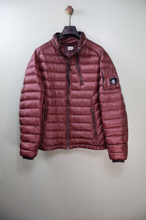 C.P. Company Burgundy D.D. Shell Down Jacket