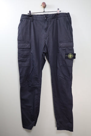 Stone Island Black RE-T Cargo Bottoms