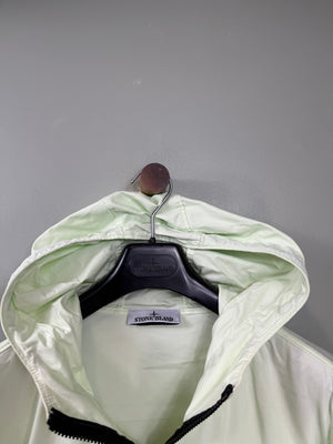 Stone Island Pastel Green Supima Cotton Twill Jacket