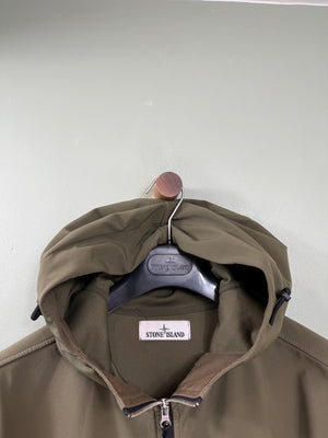 Stone Island Khaki Soft Shell Jacket
