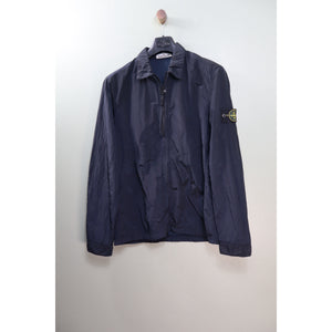 Stone Island Navy Nylon Metal Overshirt