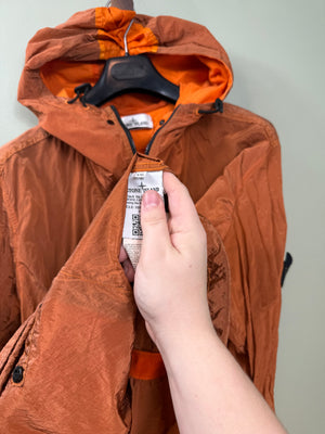 Stone Island Orange Nylon Metal Jacket