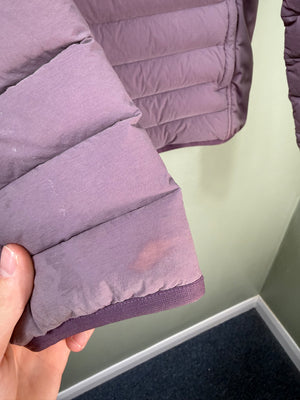 Stone Island Purple Loom Woven Down Jacket