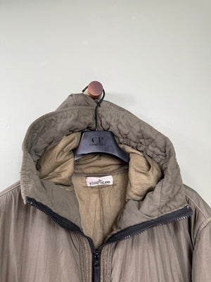 Stone Island Khaki Crinkle Reps Jacket