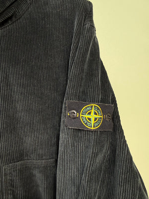 Stone Island Black Corduroy Smock