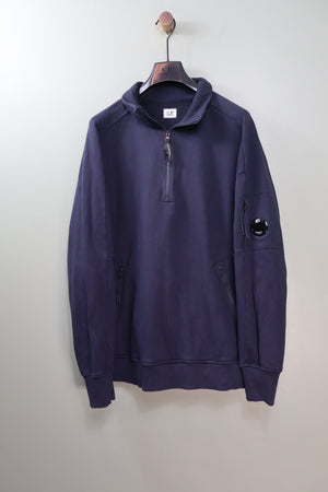 C.P. Company Navy 1/4 Zip Jumper