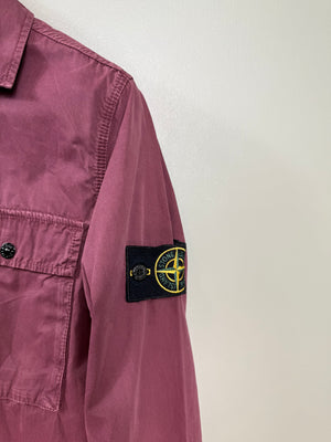 Stone Island Burgundy Overshirt