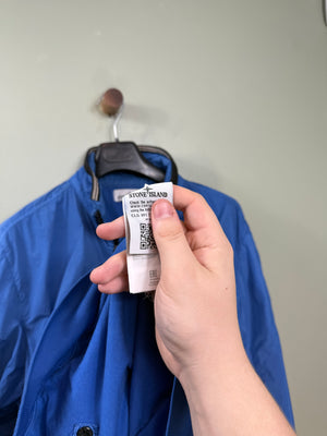 Stone Island Blue Crinkle Reps Jacket