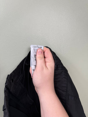 Stone Island Black RE-T Cargo Bottoms