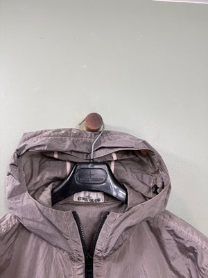 Stone Island Silver Nylon Metal Watro Jacket