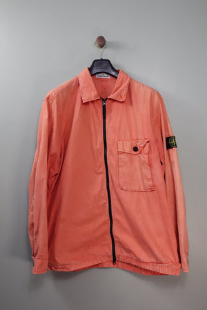 Stone Island Orange Overshirt