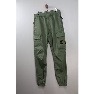 Stone Island Green RE-T Cargo Bottoms