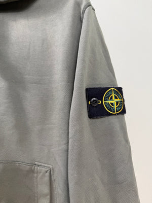 Stone Island Green Zipped Hoodie