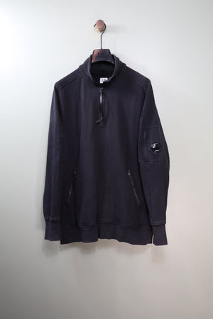 C.P. Company Black 1/4 Zip Jumper