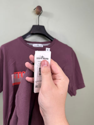 Stone Island Burgundy T-Shirt