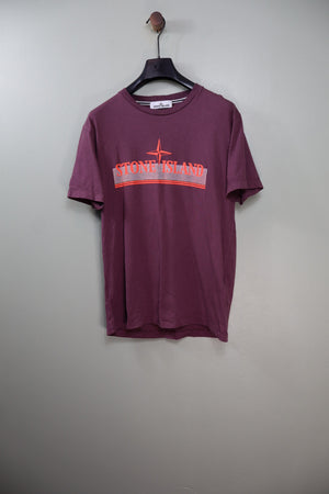 Stone Island Burgundy T-Shirt