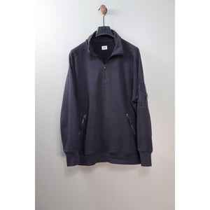 C.P. Company Black 1/4 Zip Jumper