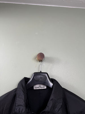 Stone Island Black Nylon Metal Overshirt