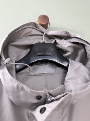 Stone Island Grey Weatherproof Cotton Canvas Ghost Jacket