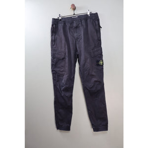 Stone Island Black RE-T Cargo Bottoms