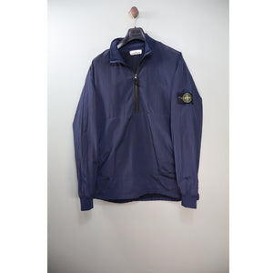 Stone Island Navy Nylon Metal Smock