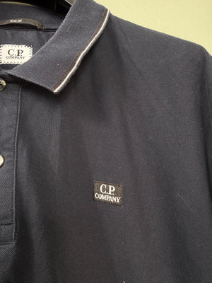 C.P. Company Navy SL Polo Shirt
