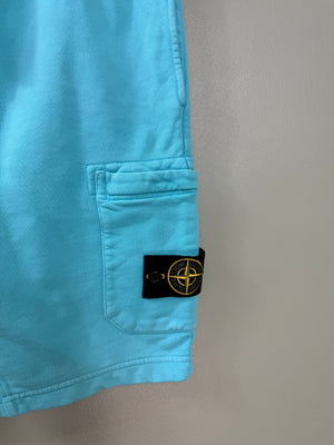 Stone Island Aqua Blue Shorts