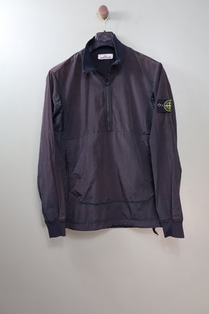 Stone Island Black Nylon Metal Smock