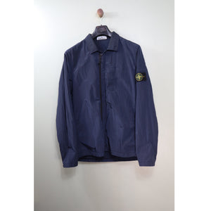 Stone Island Navy Nylon Metal Overshirt