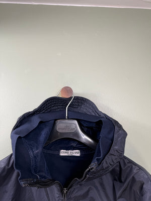 Stone Island Navy Nylon Shimmer Jacket