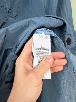 Stone Island Blue Nylon Metal Jacket