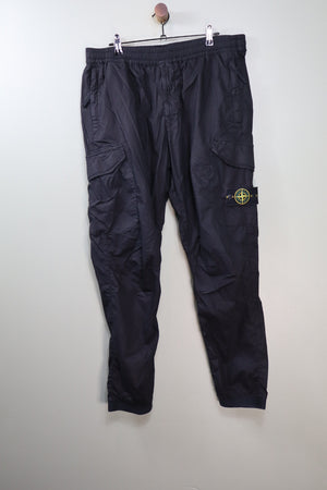Stone Island Black RE-T Cargo Bottoms