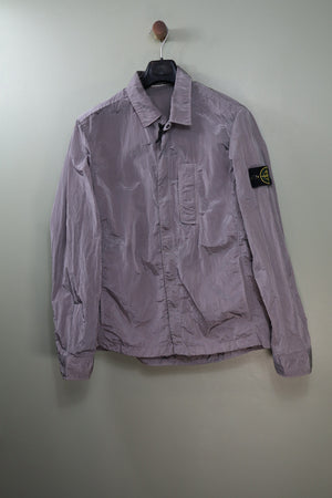 Stone Island Grey Nylon Metal Overshirt