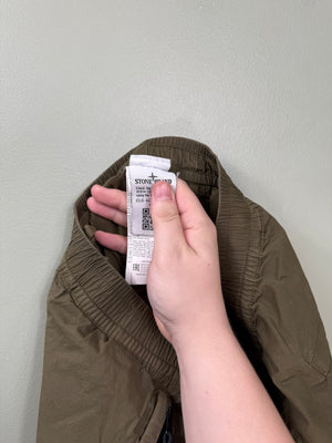 Stone Island Khaki RE-T Cargo Bottoms