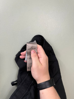 Stone Island Black RE-T Ghost Cargo Bottoms
