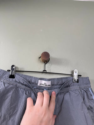Stone Island Avio Blue CO Nylon Metal Cargo Shorts