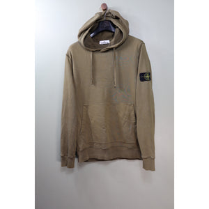 Stone Island Khaki Hoodie