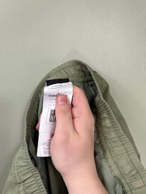 Stone Island Green RE-T Cargo Bottoms