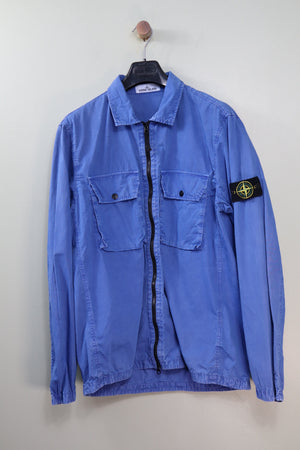 Stone Island Blue Overshirt